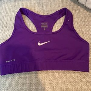 Nike Purple Sports Bra